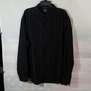 George 2xl (50-52) Long Sleeve Button Up Shirt